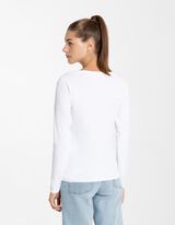 Longsleeve - Basis - wit