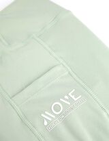 Legging - L&eacute;legző sz&ouml;vet - t&uuml;rkiz