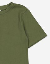 Tricou - Decolteu g&acirc;t - Verde inchis