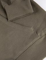 rozpinana bluza - kaptur z troczkiem - jasnobrazowy-e-a