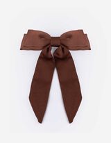 Haarschmuck - einfarbig - braun