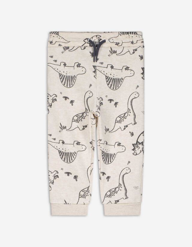 Jogginghose - Dinosaurier - beige