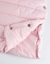 Lang vest - Capuchon met tunnelkoord - roze