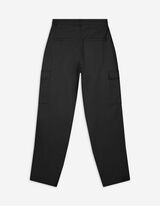 Pantaloni cargo - Misto cotone - nero