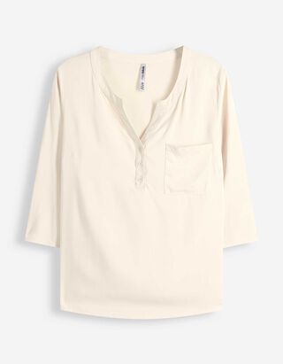 Bluse - Viskose - wei&szlig;