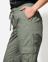 Pantacourt - Unicolore - Vert clair