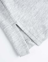 Longsleeve - Ronde hals - grijs