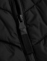 Prešívaná vesta - Prešívané švy - cierna