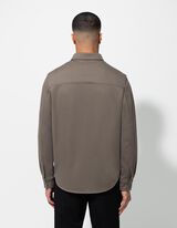 Giacca scamiciata - Percentuale di viscosa - marrone