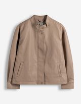 Blouson - Imitatieleer - Beige