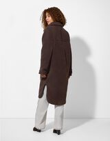 Kaput - Umjetno krzno - tamno smedja