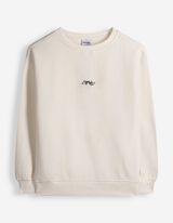 Langarmshirt - Print - Off-White