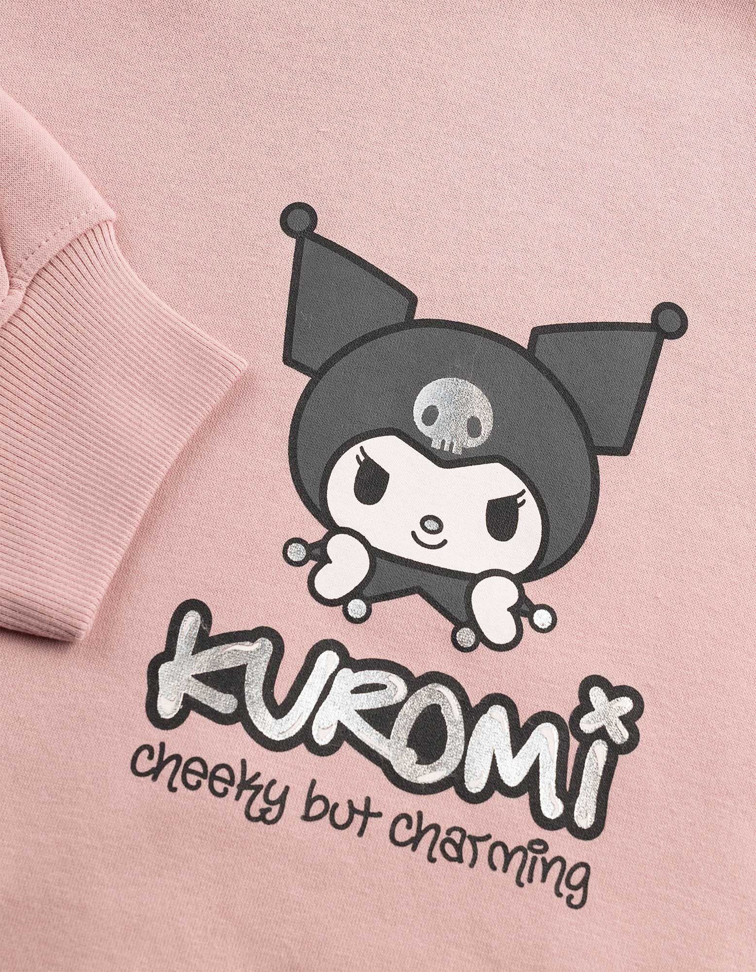 Hoodie - Kuromi - Rosa
