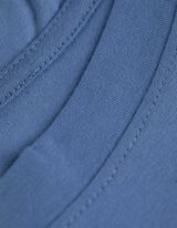 Kleid - Baumwoll-Mix - blau