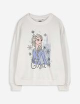 Sweatshirt - Frozen - wit