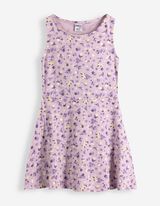 Robe - Imprim&eacute; all-over - mauve clair