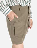 sp&oacute;dnica cargo - mieszanka wiskozowa - ciemny zielony