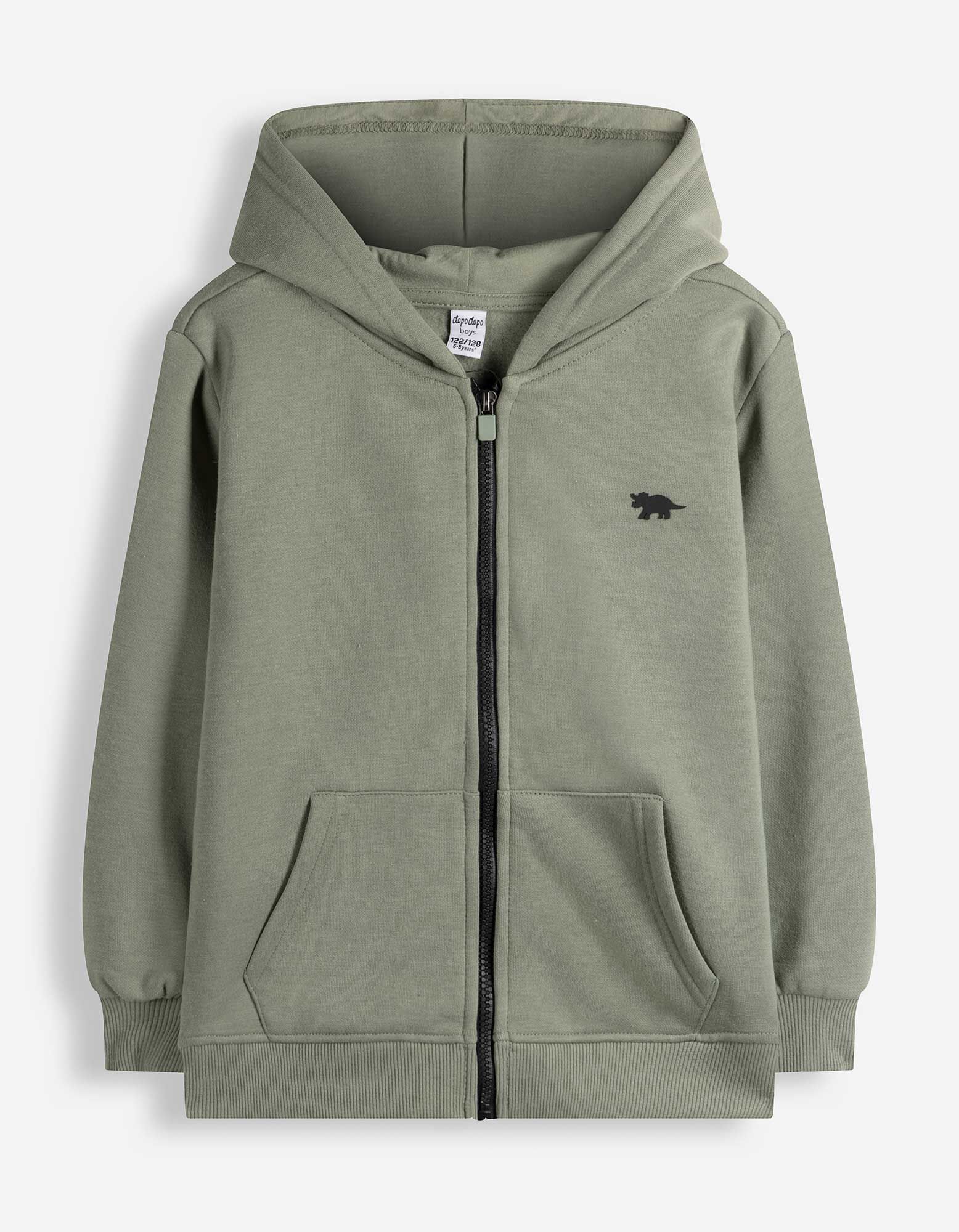 Sweatjacke - Oversized Fit - Khaki