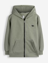 Sweatjacke - Oversized Fit - Khaki