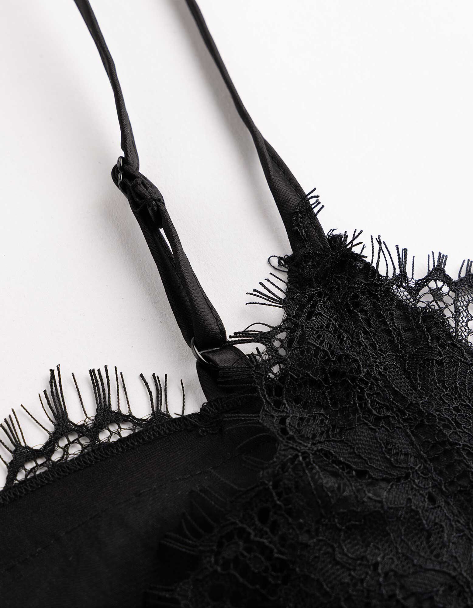 Top - Asymmetrisch - Schwarz