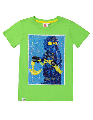 Jungen T-Shirt mit Wendepailletten