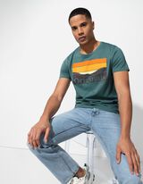 Majica kratkih rukava - Prednji otisak - tirkizna