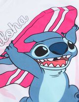Tričko - Lilo a Stitch - bílá