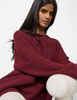 Trui - Oversized fit - donkerrood