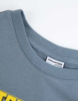 Maglia a manica lunga - Scritta - turchese