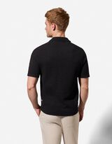 Poloshirt - Regular Fit - schwarz