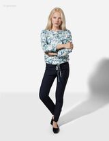 Shirt - Knotendetail - hellblau