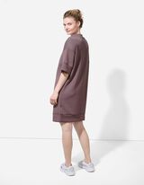 Abito blusato - Tinta unita - marrone