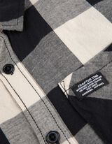 Overhemd - Ruitmotief - donkergrijs