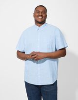 Hemd - Meliert - blau