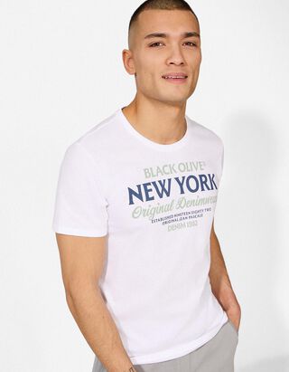 T-shirt - Print - wit