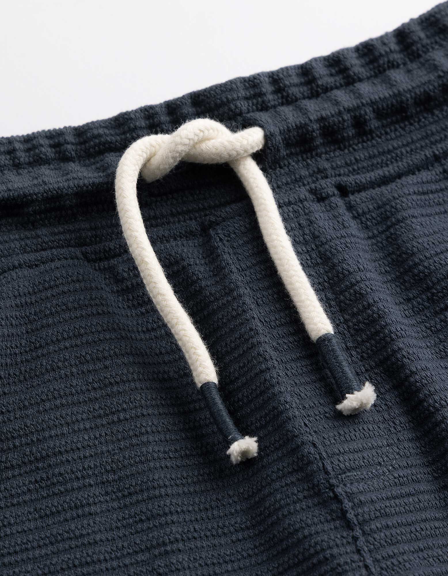 Shorts - Waffelstruktur - Dunkelblau