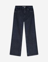Jeans - Strasssteine - dunkelblau