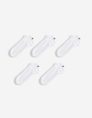 Sneakersocken - 5er-Pack - wei&szlig;