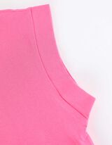 T-shirt jurk - Oversized mouwen - pink