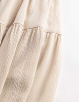 Skort - einfarbig - Beige