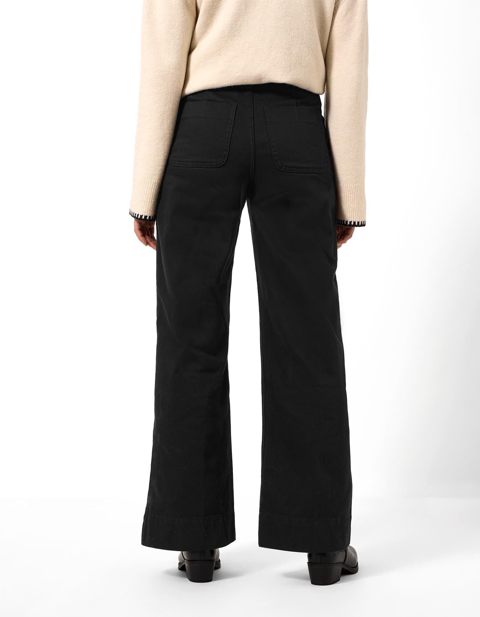 Jeans - Wide Fit - Schwarz