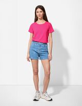 Tricou - Conținut stretch - Roz