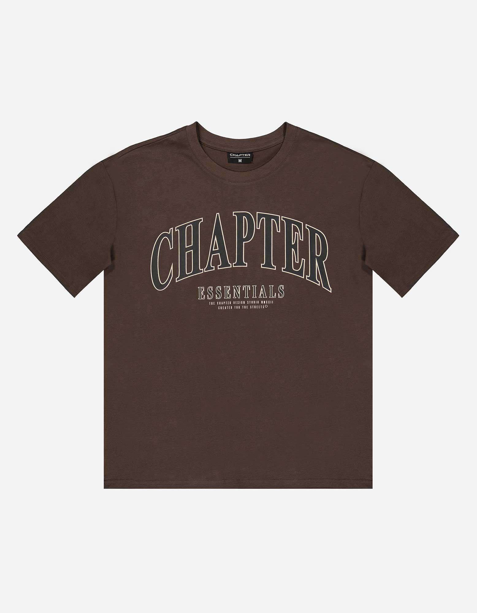 T-shirt - Imprim&eacute; - Marron fonc&eacute;