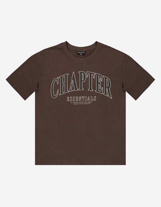 T-shirt - Imprim&eacute; - Marron fonc&eacute;