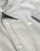 Hemd - Knopfleiste - gr&uuml;n