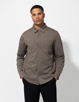 Giacca scamiciata - Percentuale di viscosa - marrone