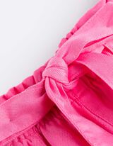 Kratke hlače - Pas za zavezovanje - pink