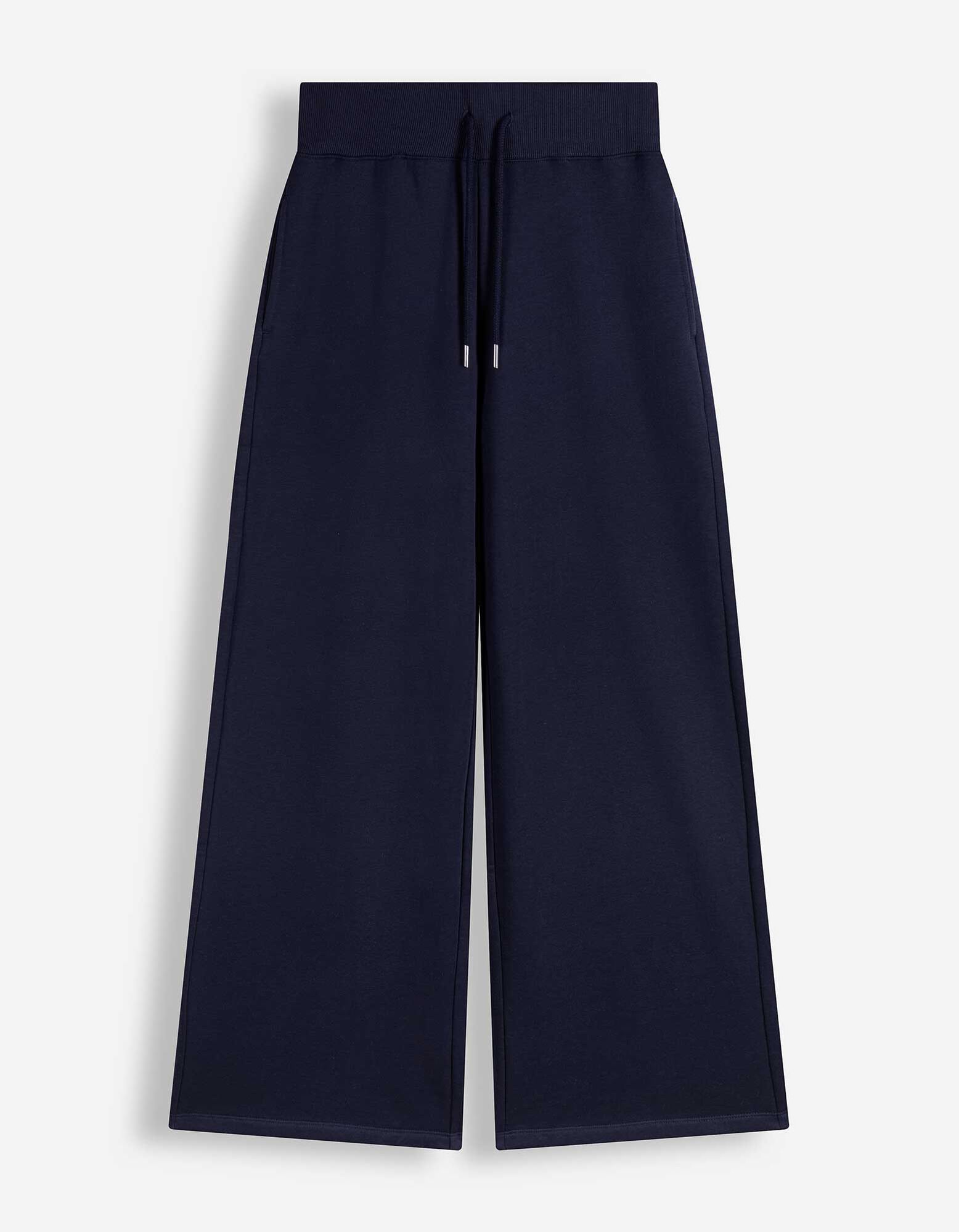 Jogpants - Gerippte Abschl&uuml;sse - Dunkelblau