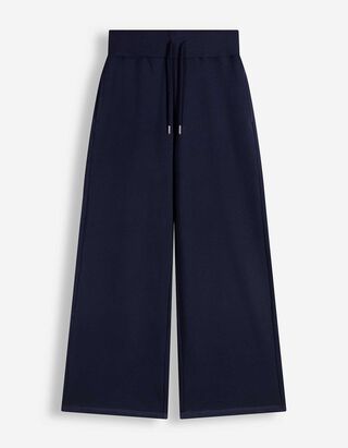 Jogpants - Gerippte Abschl&uuml;sse - Dunkelblau