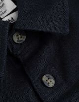 Overhemd - Linnenlook - zwart